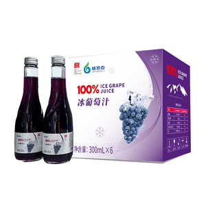 【新品上市】林源春生榨冰葡萄汁6瓶装