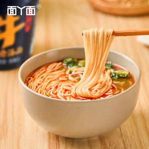 【吃欢天】非油炸私房方便面牛骨汤面82g*6桶